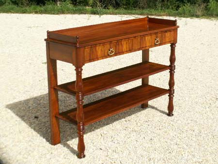 console noyer restauree